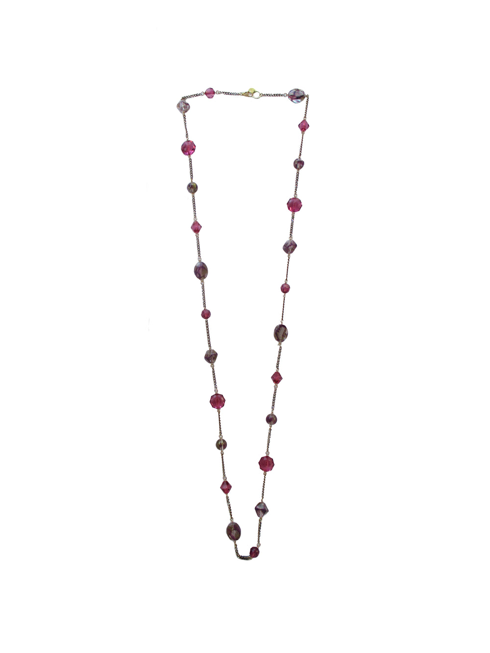 Collana con inserti di resina e cristallo - Daphne